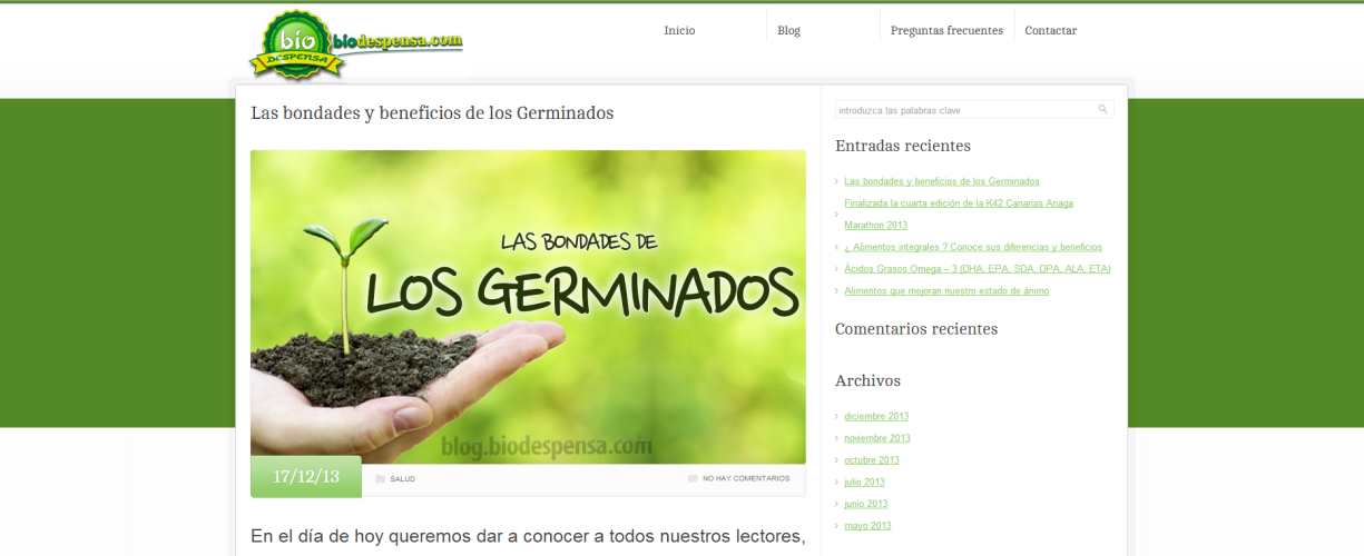 Blog Biodespensa