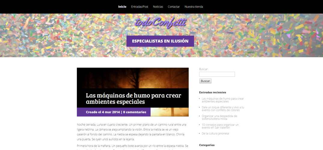 Blog TodoConfetti